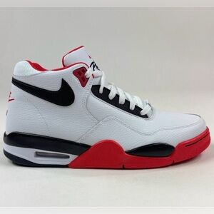 Nike Air Flight Legacy Mens Shoes Sneakers Athletic White Red Black BQ4212-100